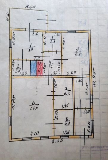 Дом 95 м² на участке 39 сот.
