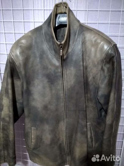 Кожаная куртка мужская 50-52 раз
