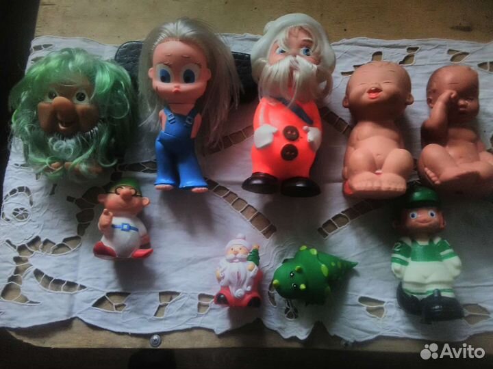 Резиновые игрушки по-во Югославии, времён СССР