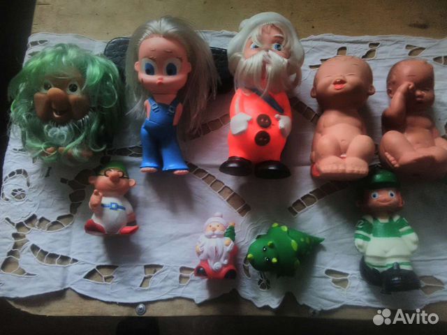 Резиновые игрушки по-во Югославии, времён СССР