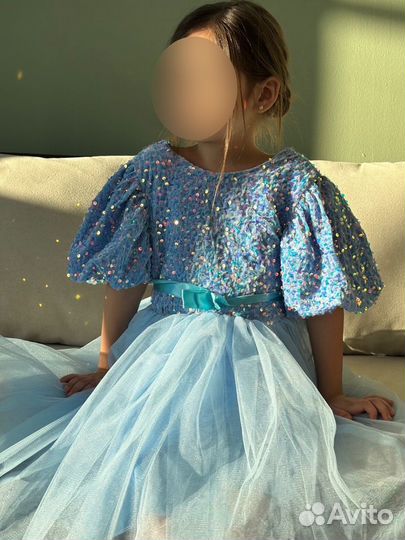 Платье для девочки 122-128