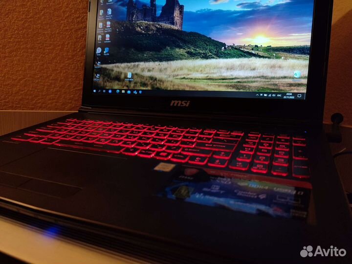 Игровой ноутбук msi GL62m 7RDx