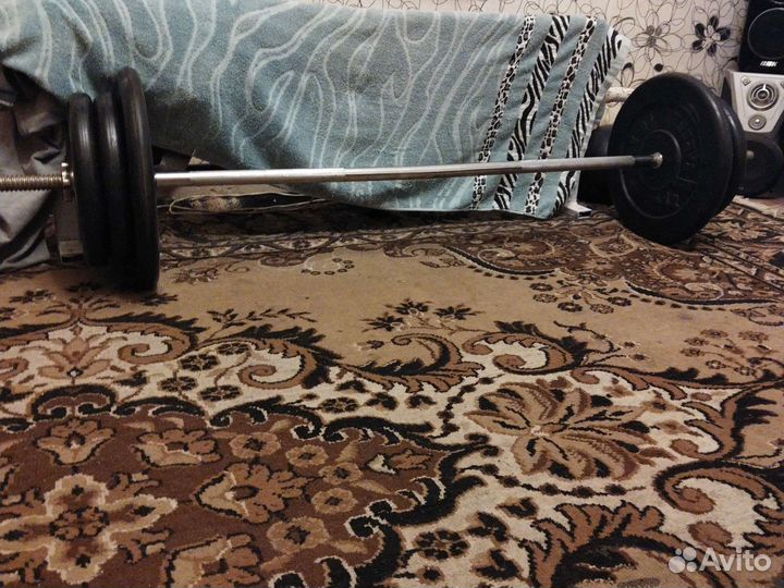 Штанга гриф блины