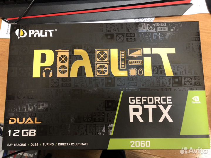 Видеокарта Palit PCI-E PA-RTX2060 dual12g nvidia G
