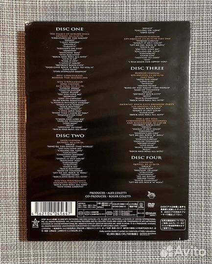 Kiss - Kissology vol.3 1992-2000 Japan 4DVD