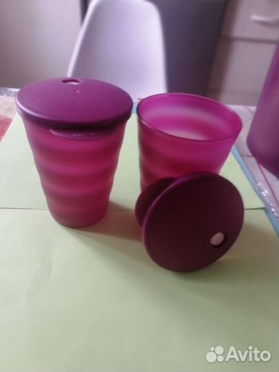 Стаканы, соковыжималка tappwere. На доставке