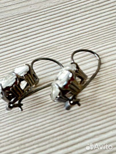 Серьги серебро 875 СССР