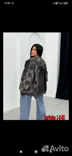 Джинсовая куртка женская 7 хл/70 размер