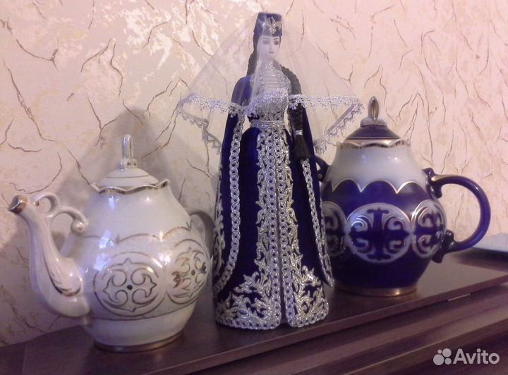 Кукла фарфоровая в этностиле