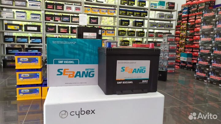 Аккумулятор 80Ач Sebang 85D26L 660A Корея оп
