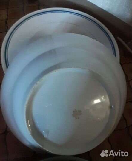 Тарелки суповые,клеймо,кружка,керамика