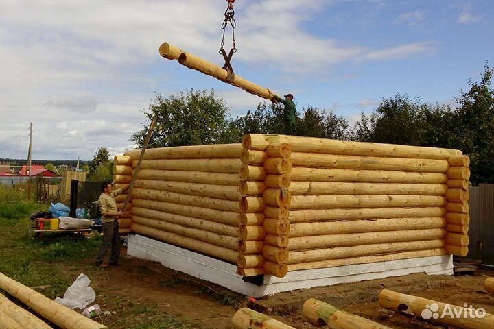 Сборка срубов