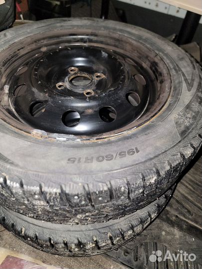 Колесо зимнее 195 60 r15 kia solaris