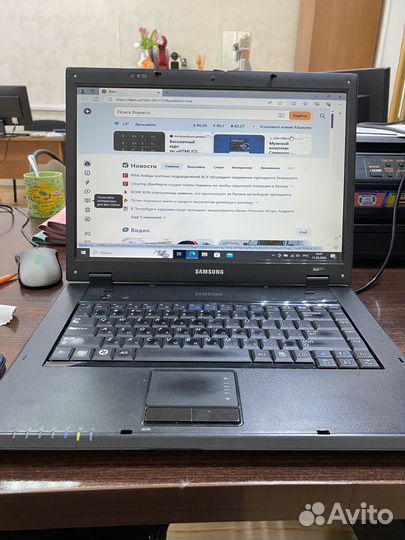 Ноутбук samsung r60 Intel Core2Duo T7300 SSD 120Gb