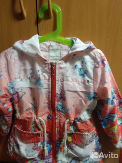 Ветровка для девочки 98
