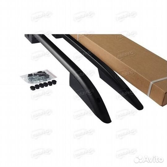 Рейлинги Peugeot Partner Tepee 2008-нв (черные)