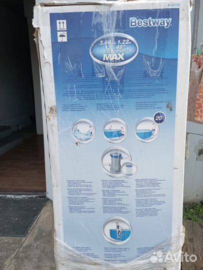 Каркасный бассейн 366 на 122 бу