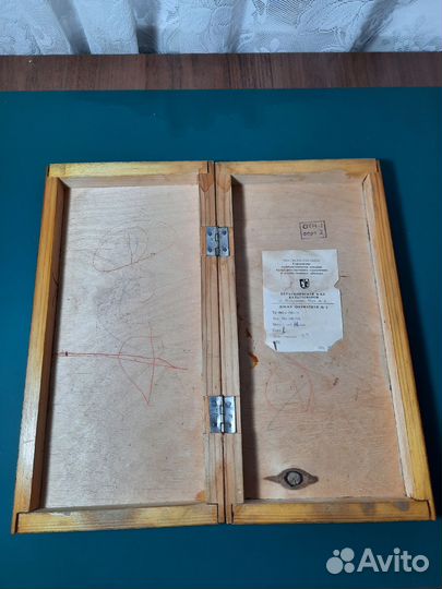 Шахматы СССР деревянные доска 30 см