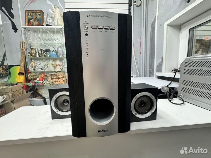 Сабвуфер Sven Колонки Акустика Музыка Радио