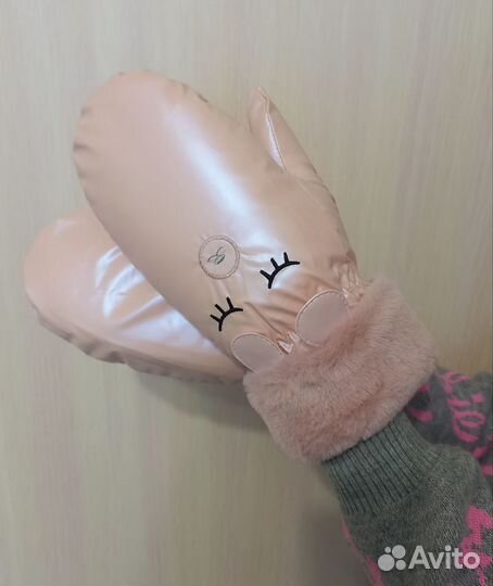 Варежки краги детские новые