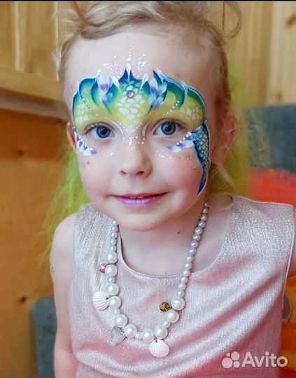 Аквагрим / Блеск-тату на праздник (аквагримёр)