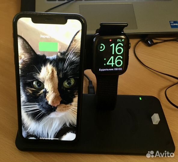 Беспроводная зарядка для Apple 4-в-1
