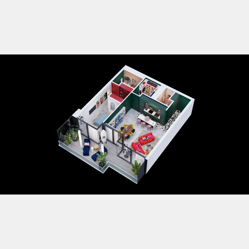 2-к. квартира, 95,2 м², 14/18 эт.