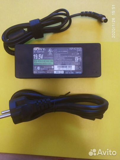 Зарядка для ноутбука Sony