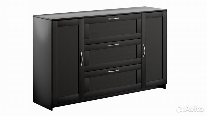 Сириус тумба 2 двери и 3 ящика 156х95 Дуб Венге