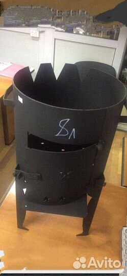 Печь под казан,очаг для казана,учаг с трубой