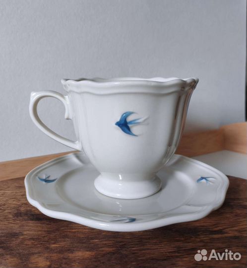 Чайная пара с ласточками