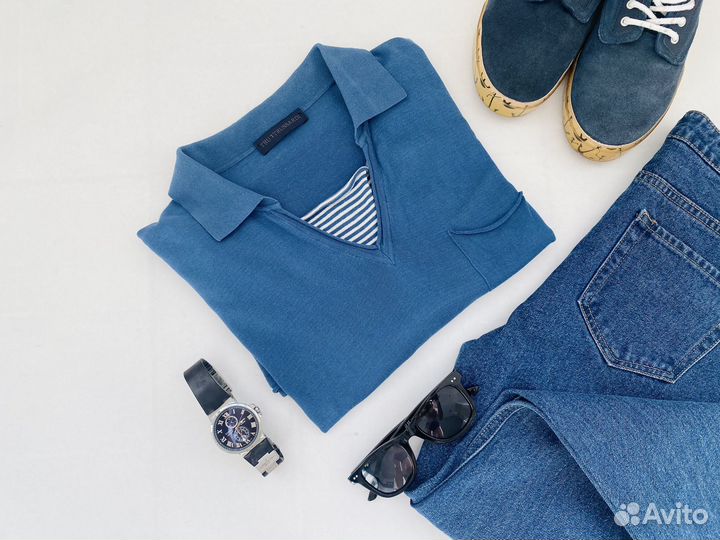 Футболка polo мужская поло trussardi 52 54 бренд