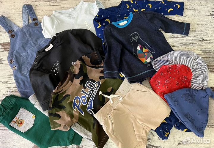 Пакет фирменных вещей на мальчика