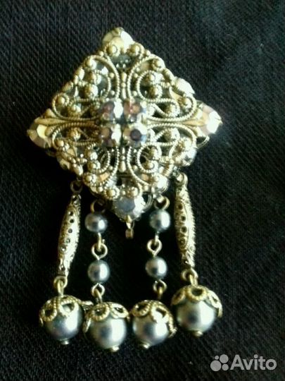 Брош и запонки антиквариат