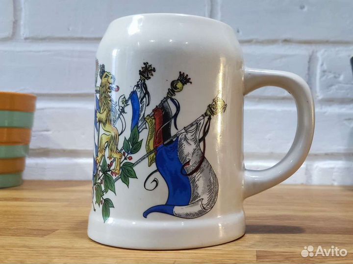 Кружка пивная Германия с баварским гербом