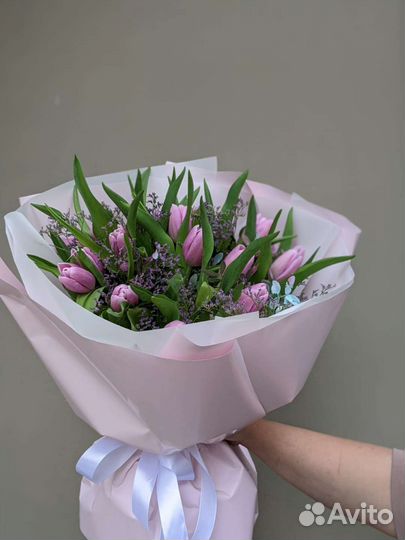 Букет из тюльпанов