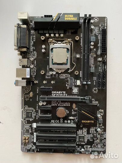 Материнская плата с процессором