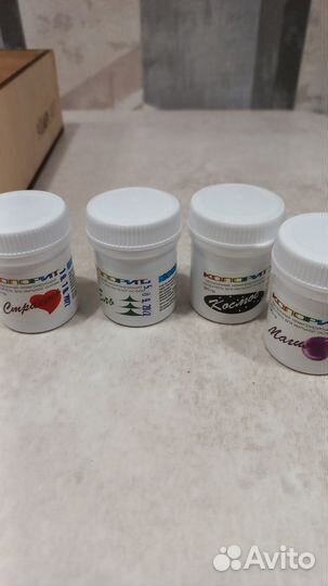 Формы для мыла цветы, красители