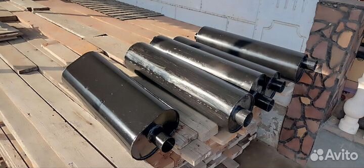 Глушитель на Газель, в наличии 4 штуки