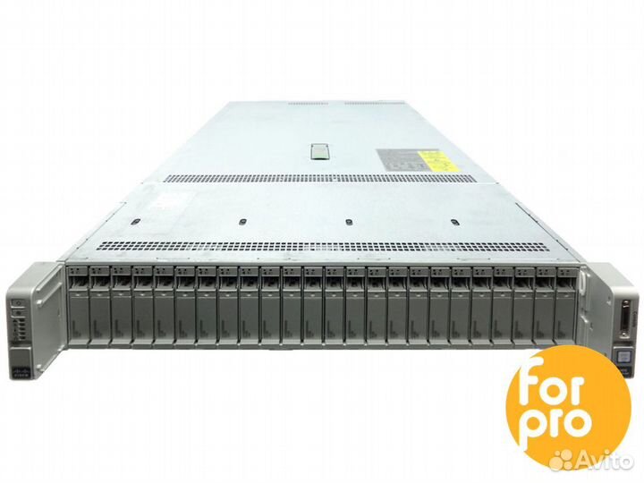 Сервер cisco UCS c240 M4 24SFF 2xE5-2630v3 64GB