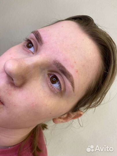 Коррекция,окрашивание и ламинирование бровей