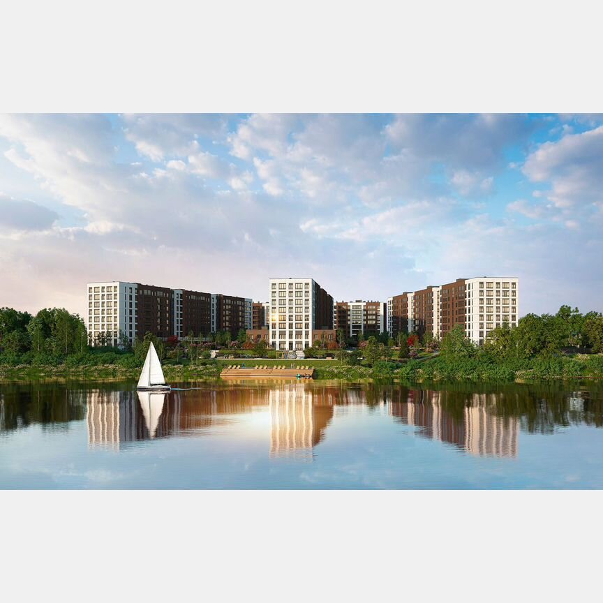 2-к. квартира, 53,6 м², 6/8 эт.
