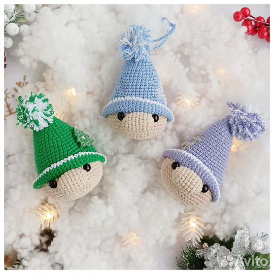 Игрушка на ëлку гном