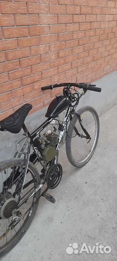 Велосипед с веломотором f80