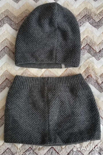 Женский комплект (шапка и снуд)