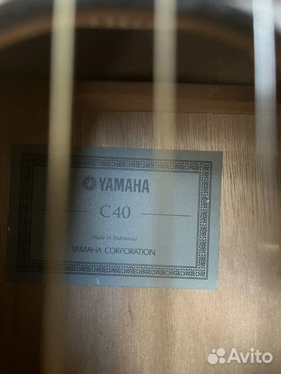 Гитара yamaha c 40
