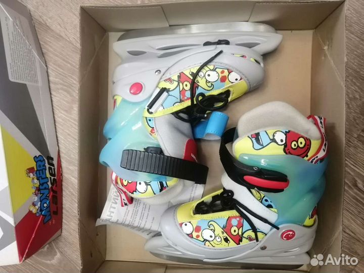 Коньки ледовые раздвижные р-р 30-33