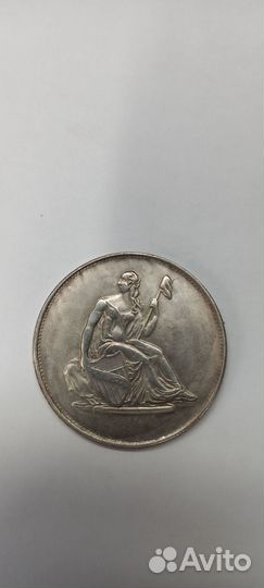 Монета, жетон 1 тройская унция серебром 999