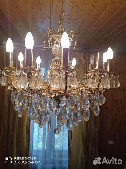 Люстра хрустальная