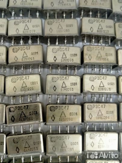 Реле СССР рэс 47 новые и бу п;417;0001; 0601